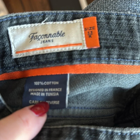 Men's Faconnable  corduroy like jeans  sizes 33R - Picture 7 of 8